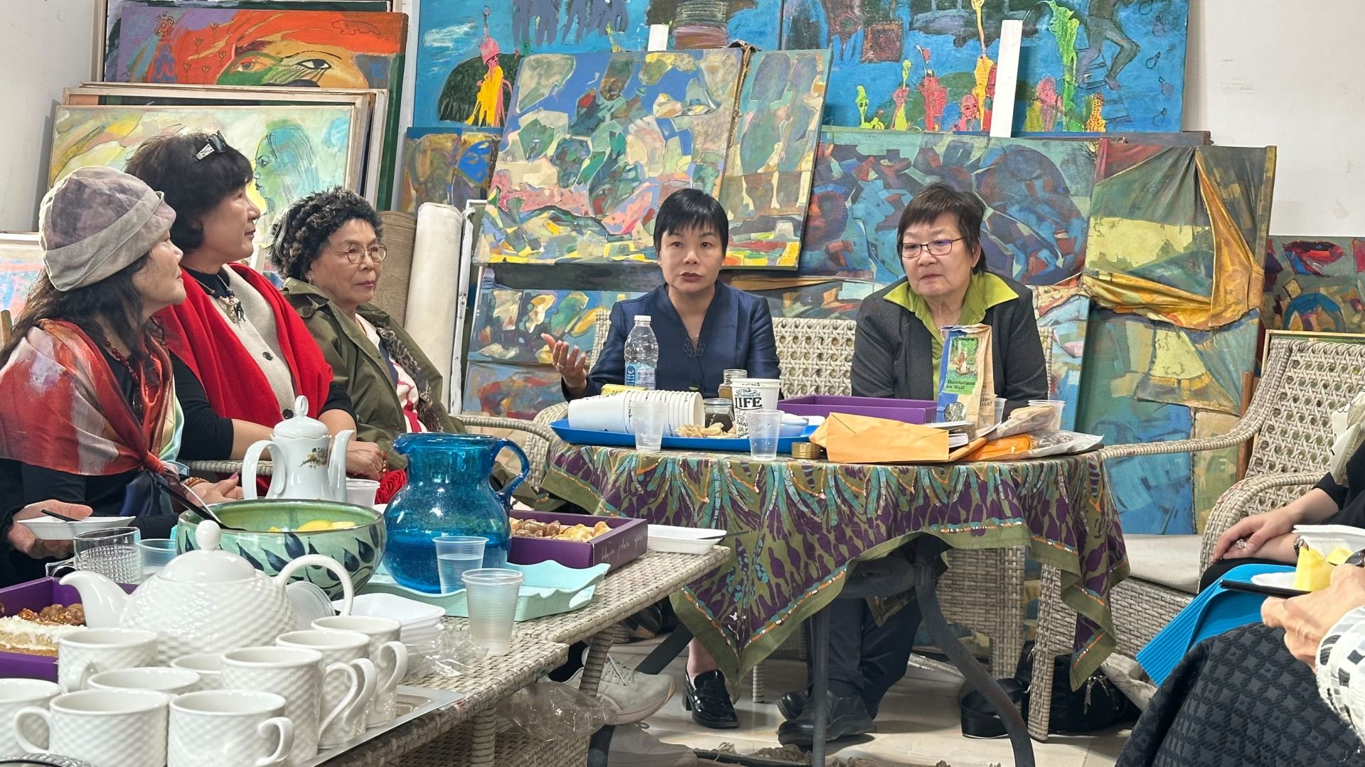 女藝會拜訪策展人Lina Osama工作室